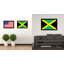 Impression sur toile encadrée « jamaica country flag »-41274247-41926015
