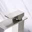 Robinet de salle de bain à cascade avec poignée simple, en acier inoxydable, style nickel brossé-121628393