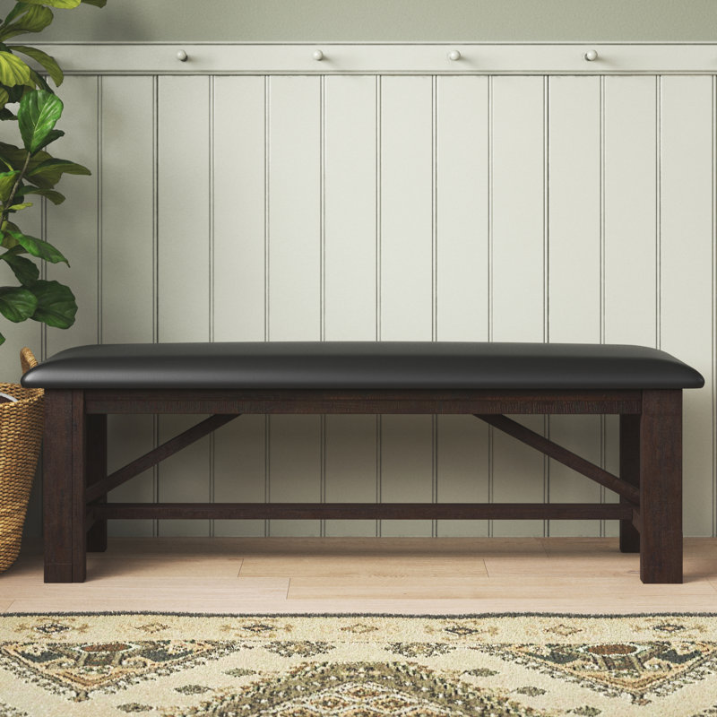 Banc en similicuir Mariama