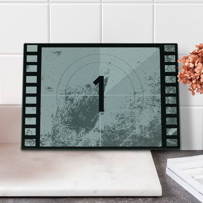 Planche à découper en verre trempé Ambesonne