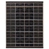 Rug & Kilim’S Scandinavian Geometric Blue And Beige-Brown Wool Rug