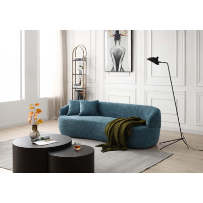 Mid Century Modern Curved Sofa
