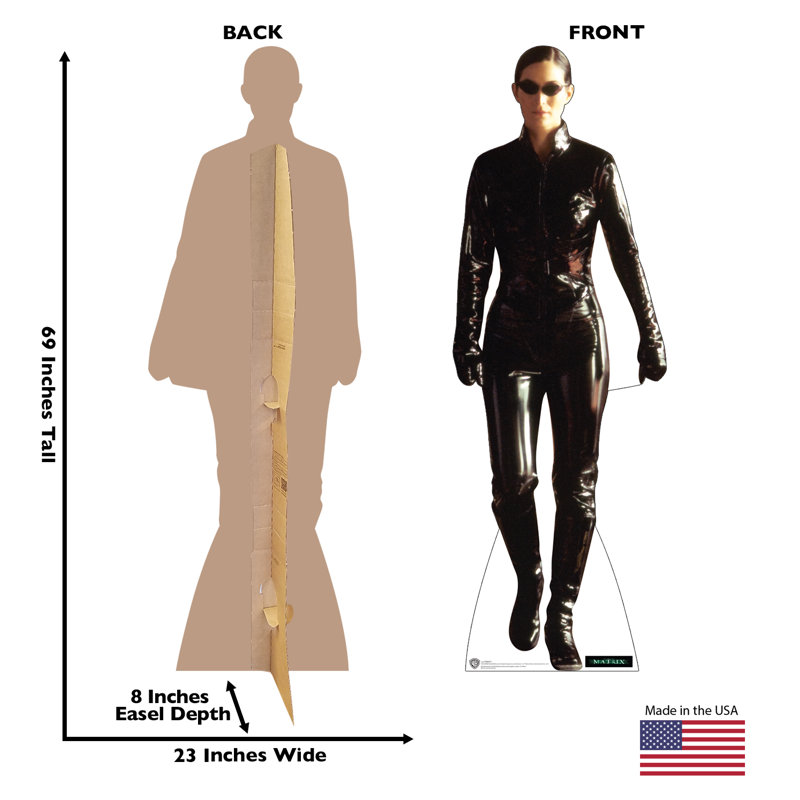 Trinity Life-Size Cardboard Cutout from The Matrix