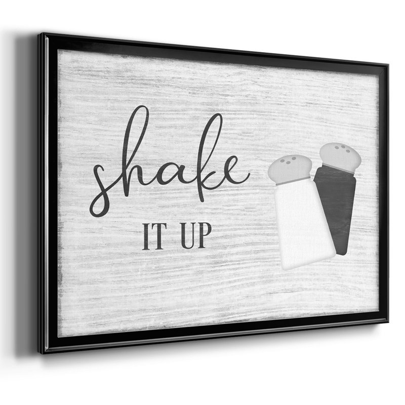 Shake It Up, reproduction sur toile encadrée, Noir, H 30 po x l 44 po x P 1,5 po