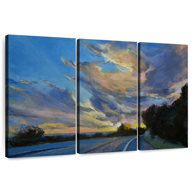 Alvord The Road to Sunset Beach, H 20 po x l 33 po