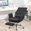 Fauteuil de direction, siège de bureau ergonomique en similicuir avec repose-pieds, fauteuil inclinable et pivotant-1199993309