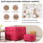 fauteuil à billes avec repose-pieds-64530846