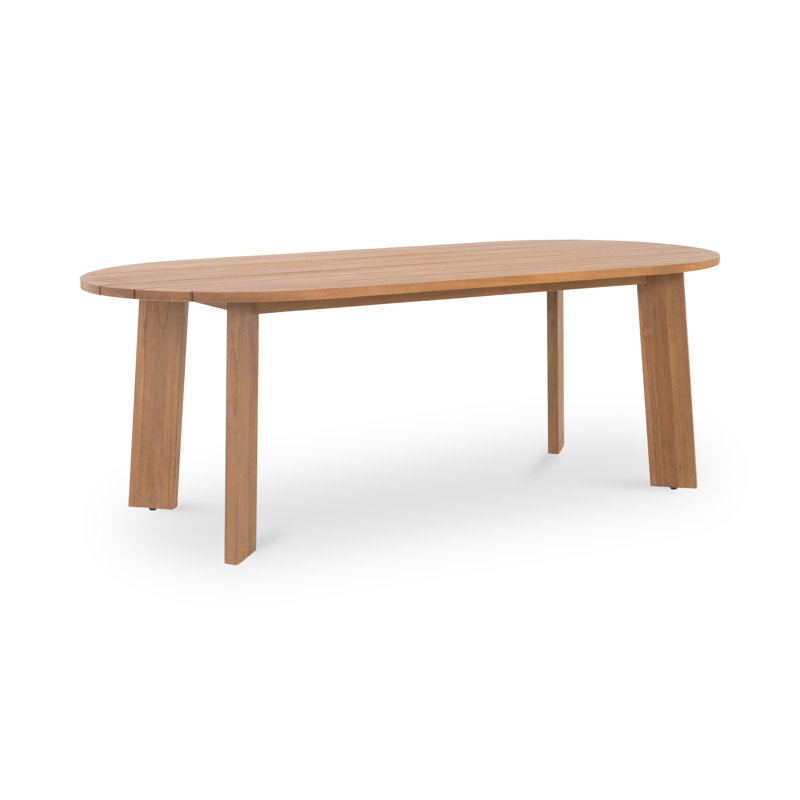 Delta Oval Outdoor Dining Table Natural, Natural
