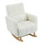 Chaise berçante décorative avec coussin, confort ultime pour votre maison, velours en peluche