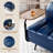Boneless 55-Inch End of Bed Bench with 360° Swivel Tray & Side Table – Upholstered Storage Ottoman with Metal Legs for Bedroom, Living Room-1510009700-1513853458