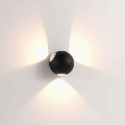 UltraBeam 15 Watt LED Black LED 3 Way Outdoor Sconce Wall Light