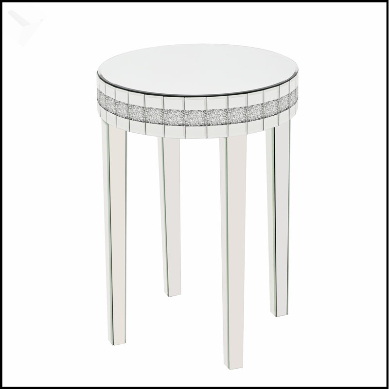 Table de petit déjeuner à miroir Artisanal