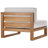 Upland 3-Piece Teak Wood Sectional Sofa Set