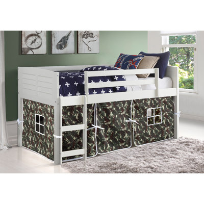 Hagen Twin Solid Wood Platform Loft Bed by Sunside Sails