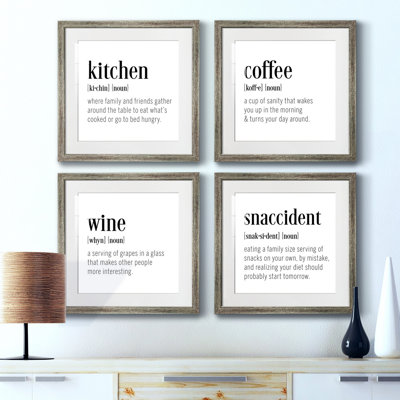 " Kitchen Definition " 4 - Pieces