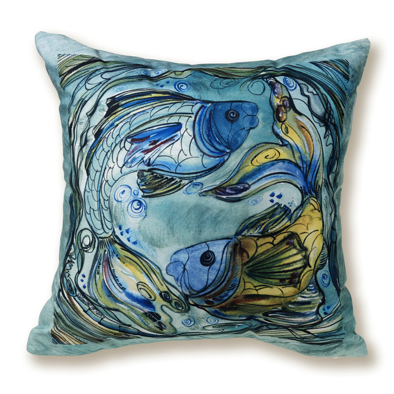 The Natural World Collection Outdoor Reversible Throw Pillow, 16" x 16"