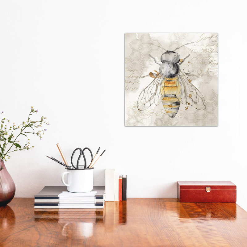Queen Bee II by Eva Watts - Wrapped Canvas Print, 45.72 cm H x 45.72 cm W x 1.91 cm D