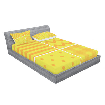 Patchwork Microfiber Patchwork Sheet Set