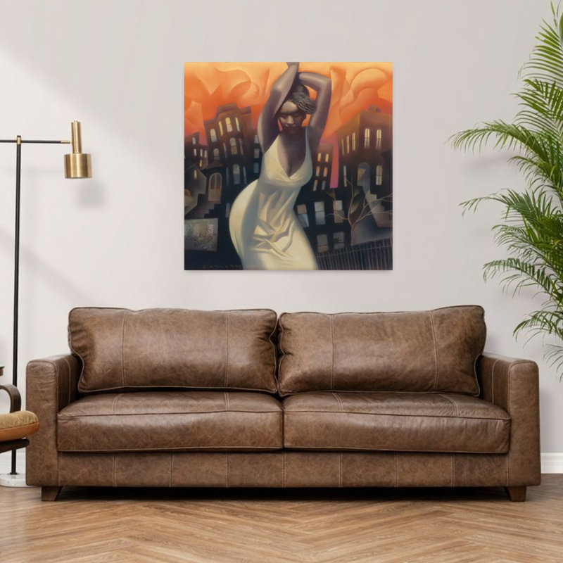 Harlem Heat, art urbain contemporain, H 36 po x l 36 po