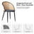 Anita Mid-Century Modern Dinning Chair with Rattan Hollow Backrest-1295961849-1295961848
