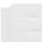 vidaXL Headboard Cushion White-990802297-963410901