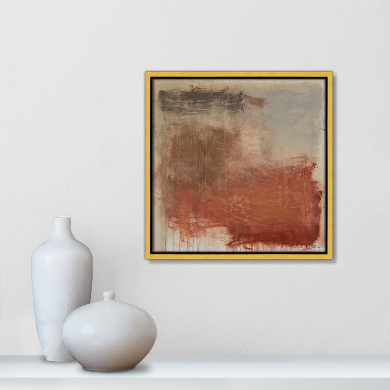 «Colin Autumn Over The Rivera» par, H 13,5 po x l 13,5 po, Doré