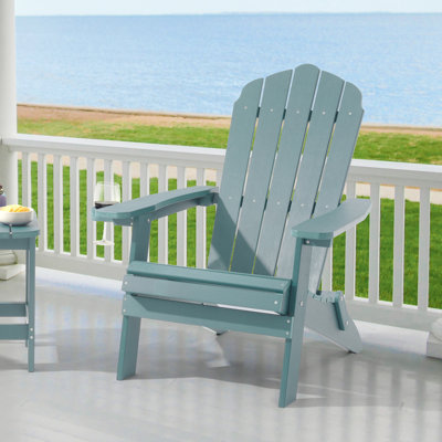 Chaise Adirondack pliante en plastique Ramilla