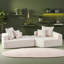 Canapé modulaire surdimensionné Boneless, ensemble de canapé de plancher Boucle de luxe, canapé convertible compressé, canapé spacieux rempli de mousse pour le salon, combinaison gratuite de 3 PC