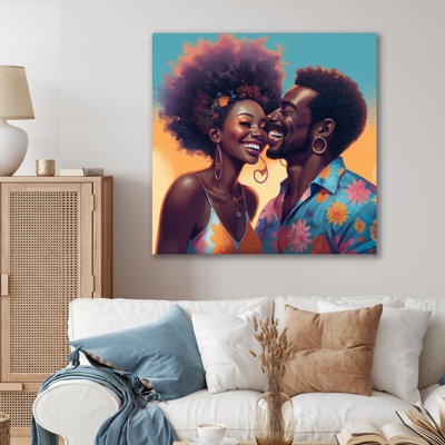 Beau couple noir amoureux IV