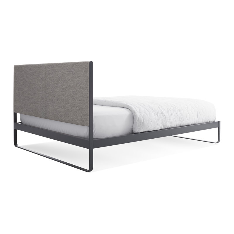 Me Time Upholstered Bed, Full, Tait Charcoal/Slate