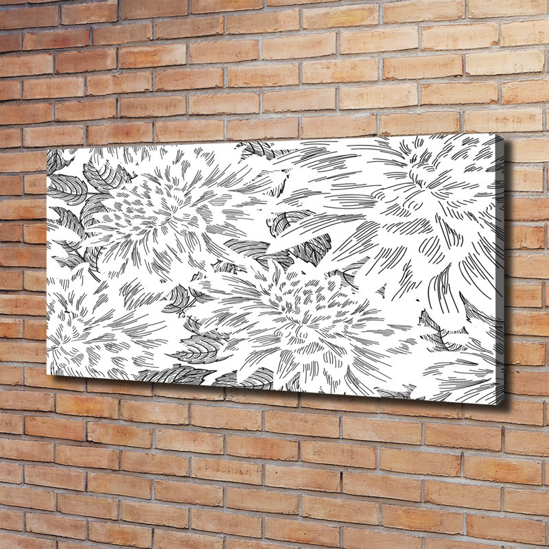 Floral Pattern - Wrapped Canvas Print