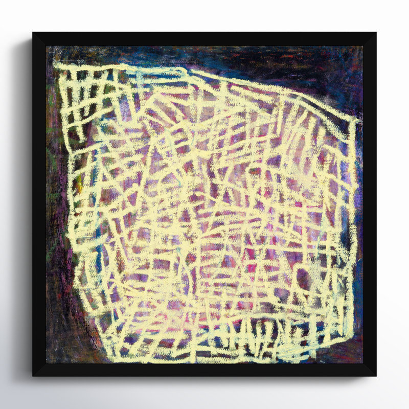 Night Light by Stephanie Dennis, Black, 16" H x 16" W  x 1.25" D
