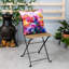 Oil Paint Floral Indoor-Outdoor Cushions, Multicolour