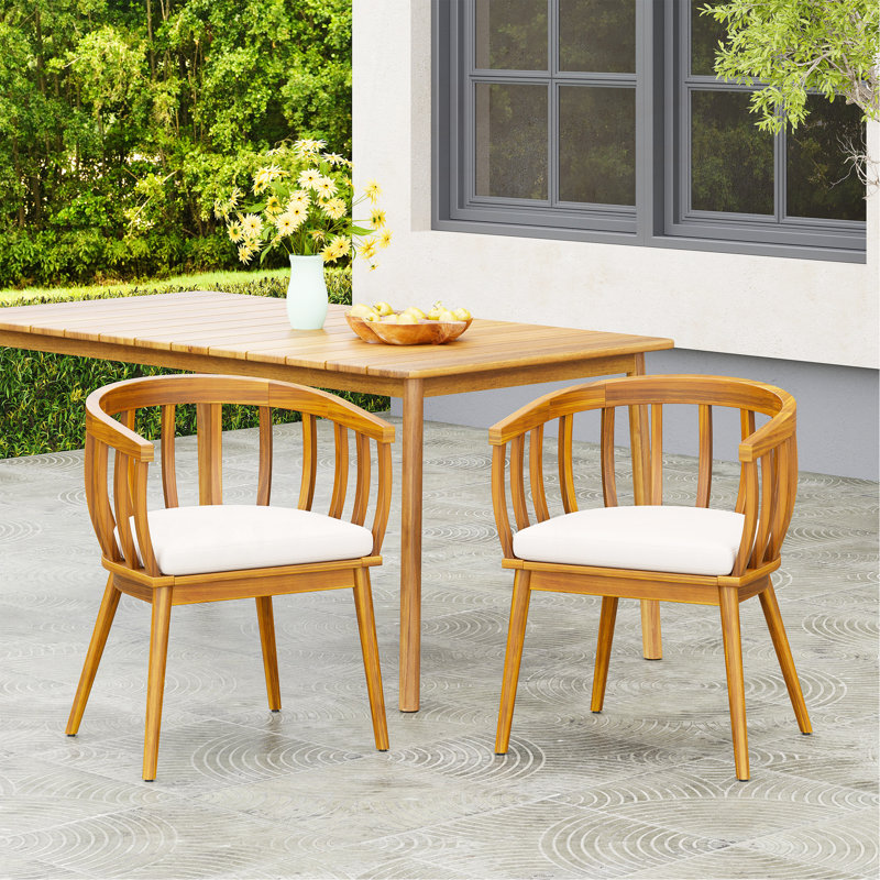 Ensemble de 2 fauteuils de salle à manger Klismos