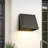 LED Hardwired Matte Black Ourdoor Wall Light