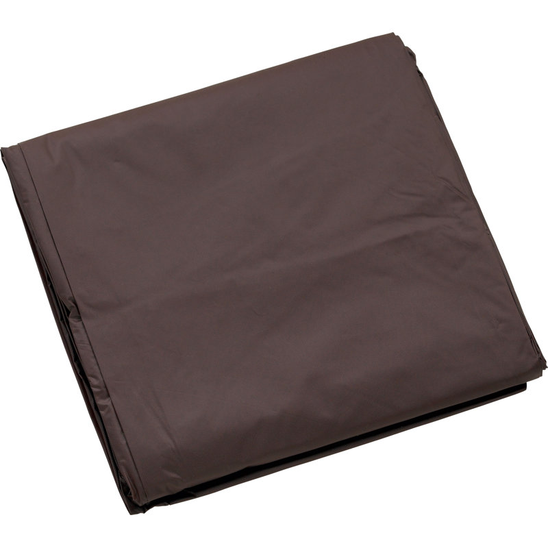 Cuestix Plastic Pool Table Cover, Brown, 72" W x 124" L
