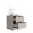 Kaia Nightstand , End Table, Side Table Two Drawers, Metal Handle -Light Gray-818052230