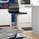 Stoke Gifford Swivel Upholstered Adjustable Height Counter Stool with Metal Frame