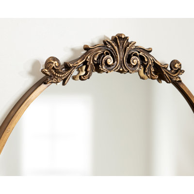 Emden Metal Round Mirror