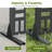 6 ft. H x 4 ft. W Metal Privacy Screen Panel Pattern-55887652