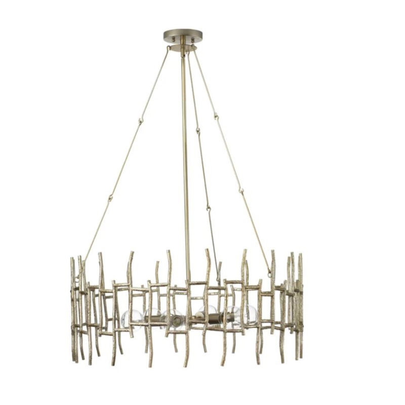 Lustre Korhonen, 40" Width x 40" Depth x 14" Height, Plaqué or