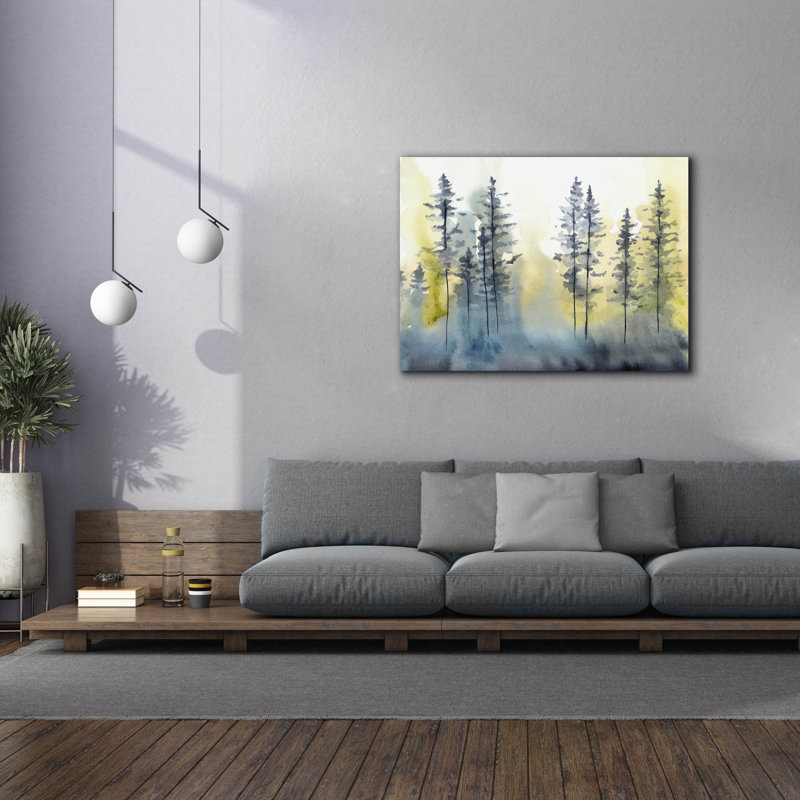  «Shadow Forest 1» par Chariklia Zarris, art mural sur toile, 54 po x 40 po