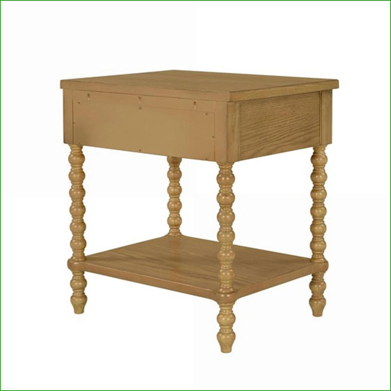 Table de chevet 2 tiroirs Traditional