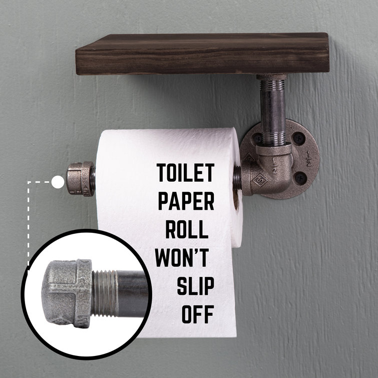 Jackson Supplies 370 PDTPHDRWMTB Wall Mounted Toilet Paper Holder Finish: Trail Brown