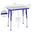 Ensemble de bureau et de chaise à hauteur réglable en stratifié T-Mould-51402725-51402726-51402727