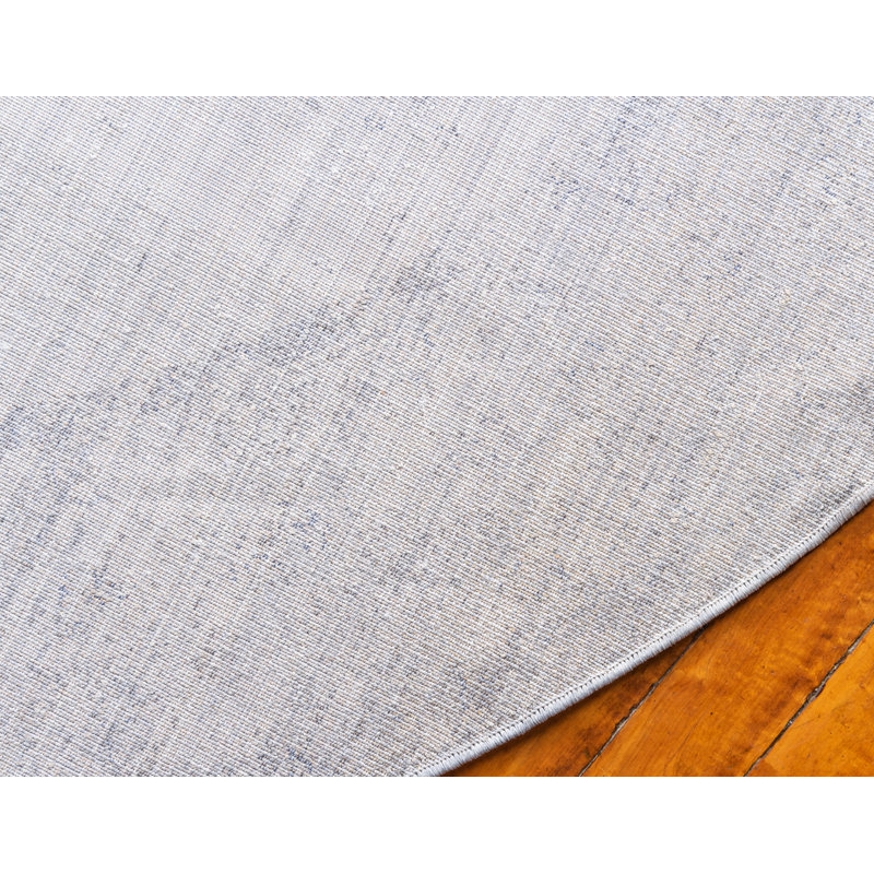 Tapis oriental gris Polli, Rond 8 pi