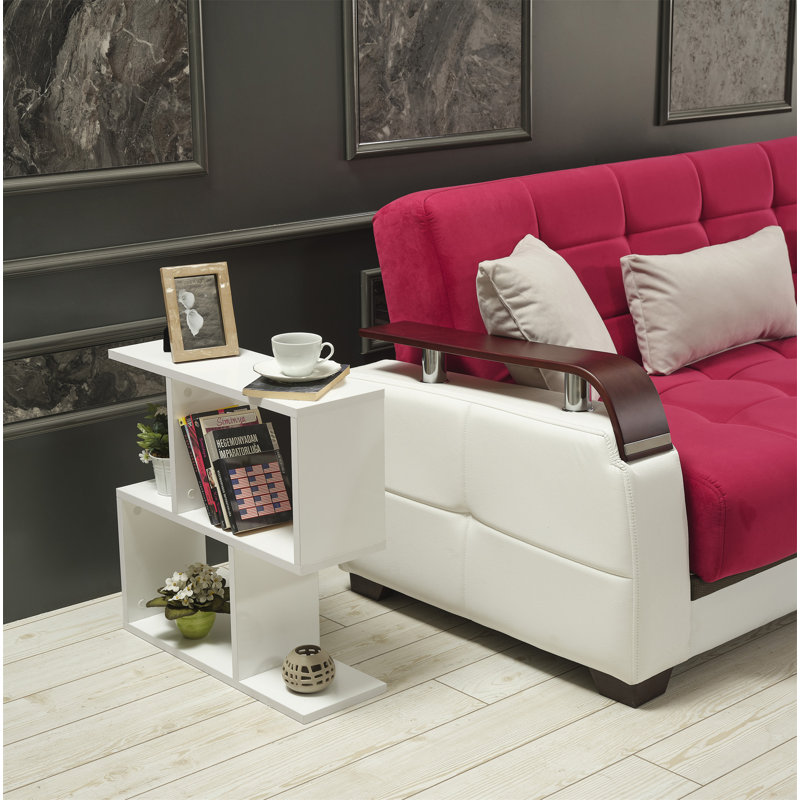 Table de bout Furnishome Store Alfa, Blanc