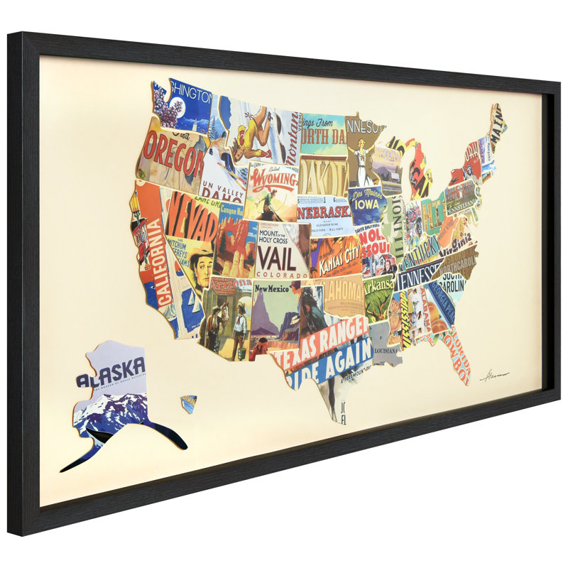 «Across America», art mural sous verre