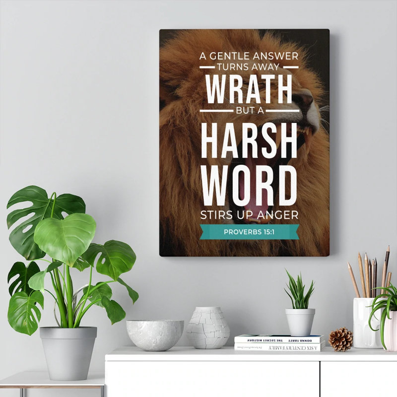 The Tongue Of The Wise - Wrapped Canvas Print, 41cm H x 30cm W