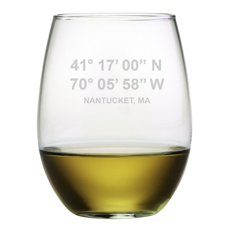 Verre à vin sans pied 21 oz nantucket coordinates